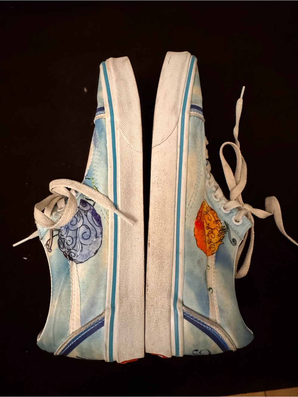 Vans x One Piece Old Skool "Devil Fruit" sz 10.5 womens 9 Mens - Picture 6 of 8